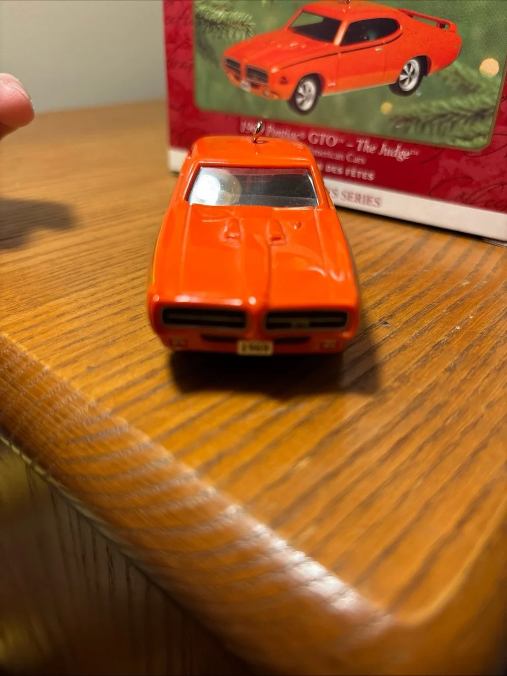 Hallmark Orange 1969 Pontiac GTO 'The Judge' Keepsake Ornament